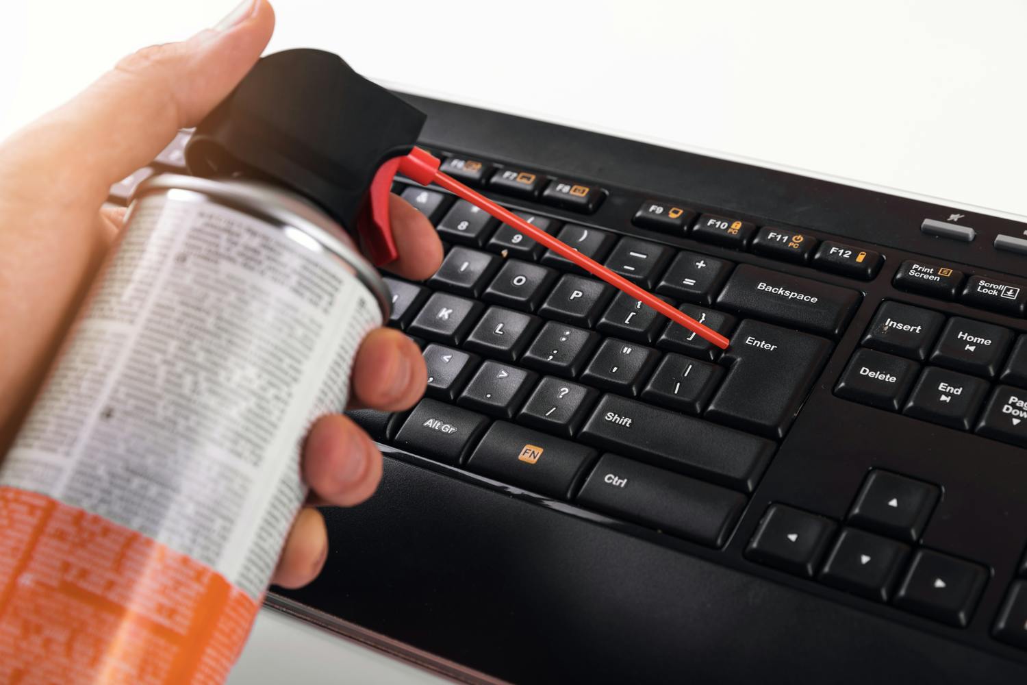 Komprimeret luft En dåse komprimeret luft